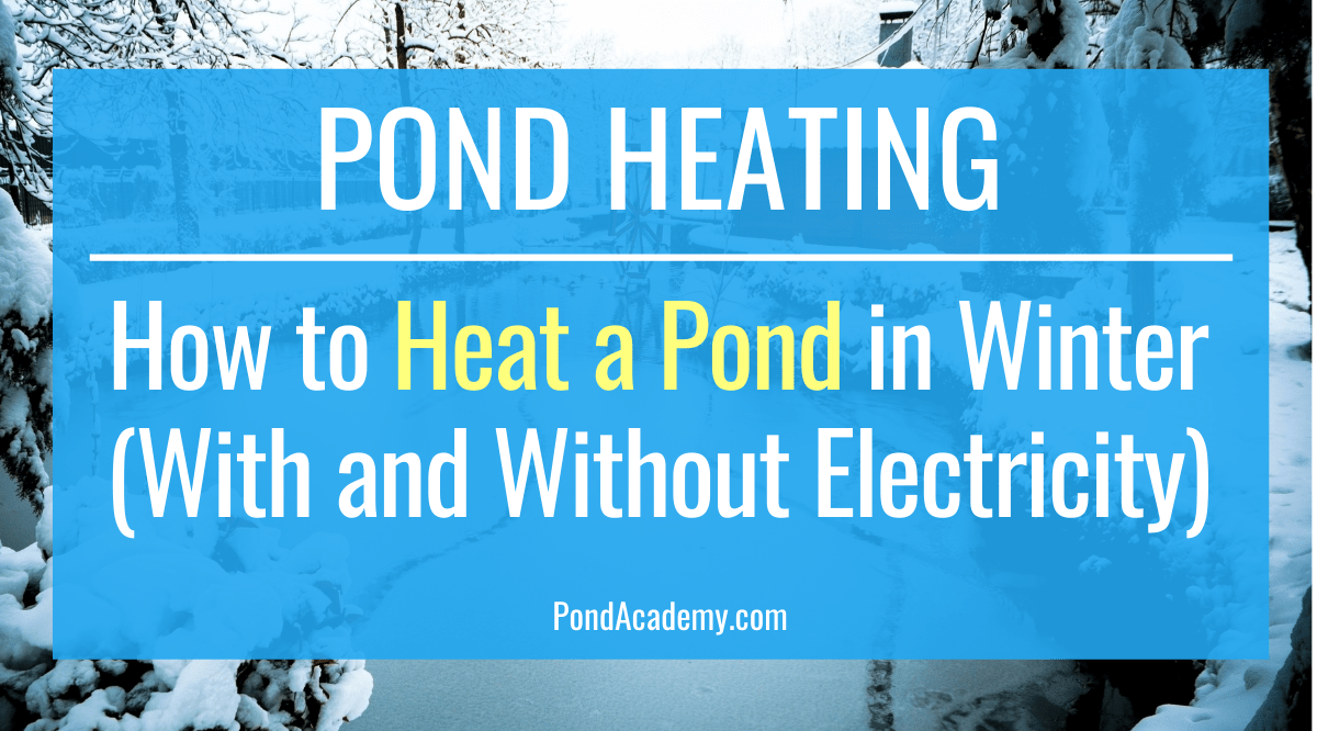 How to Heat a Pond in Winter (With and Without Electricity)