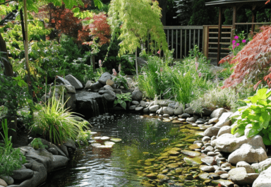 Pond Edging With Plants