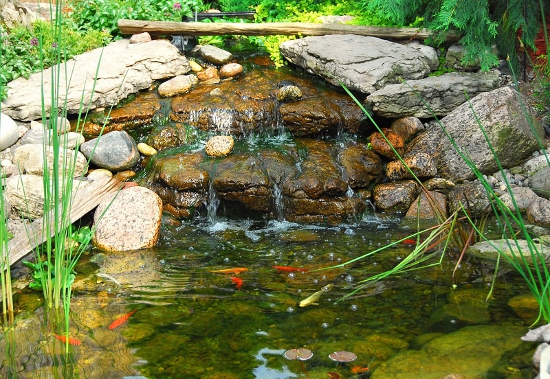 Koi Pond Waterfall Idea 4