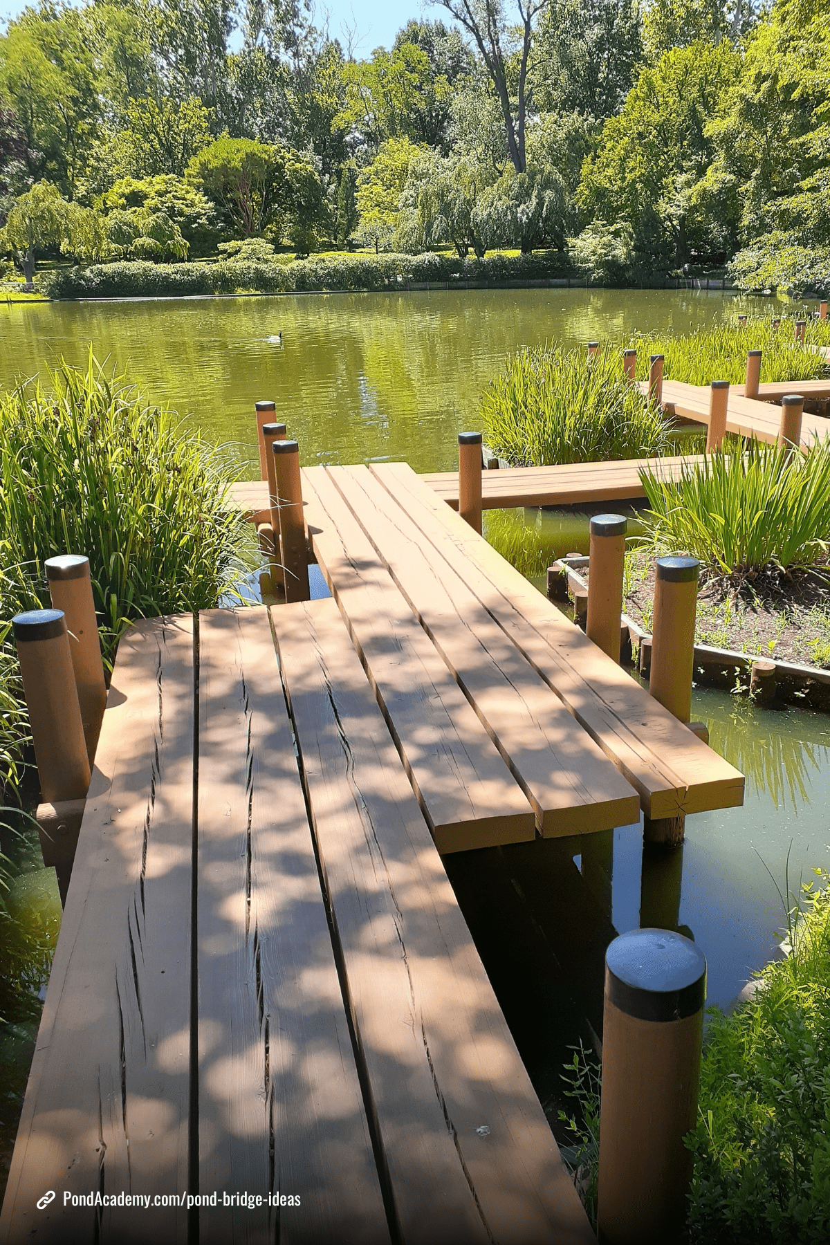 Pond bridge idea 8