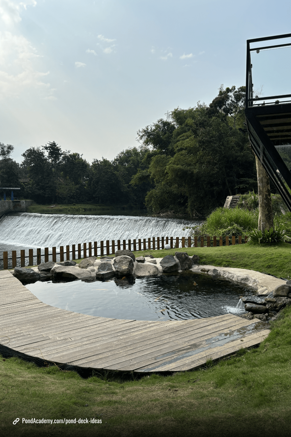 Pond deck idea 13