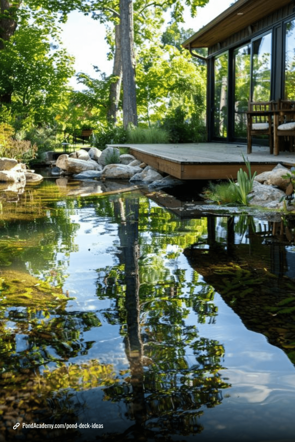 Pond deck idea 14