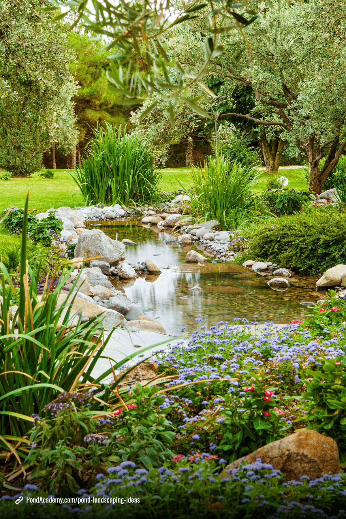 Pond landscaping idea 30
