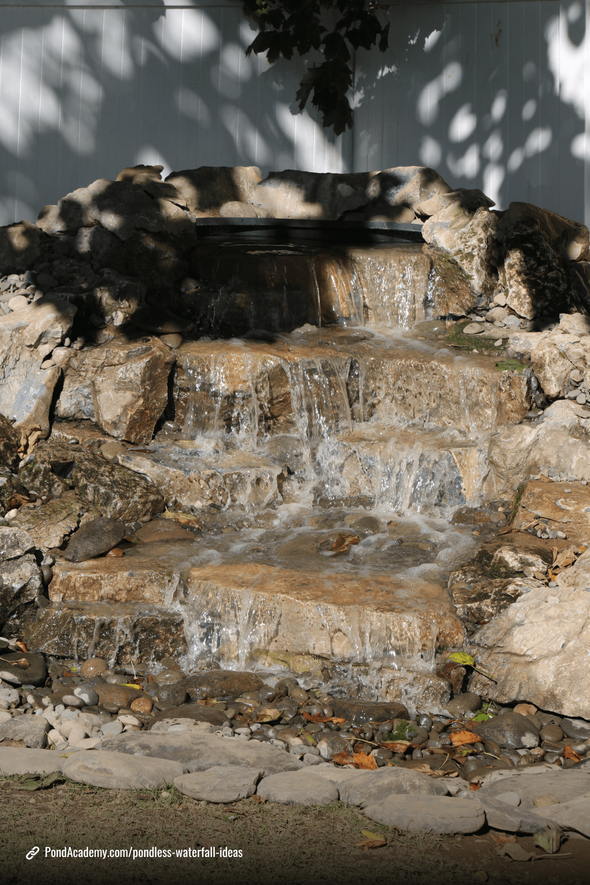 Pondless waterfall idea 15