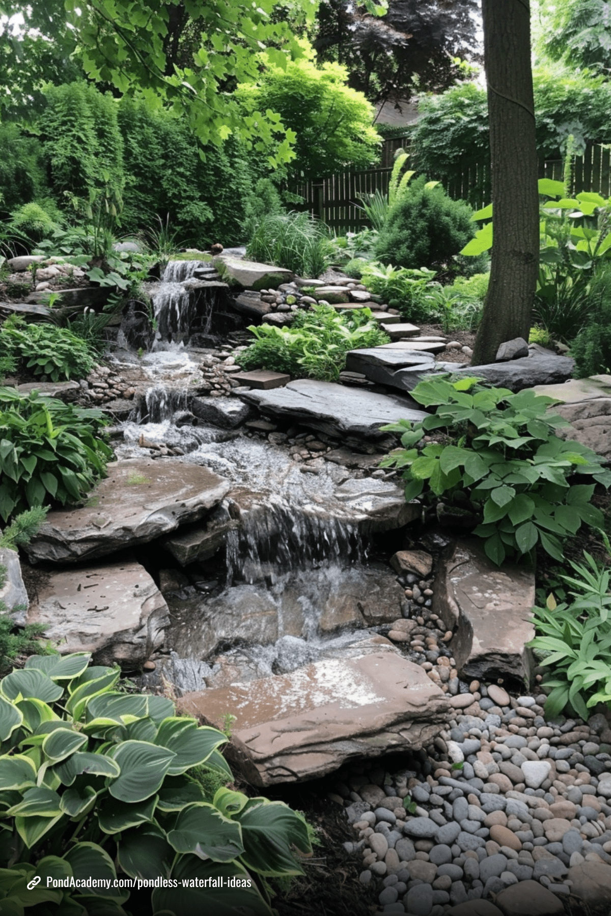 Pondless waterfall idea 3