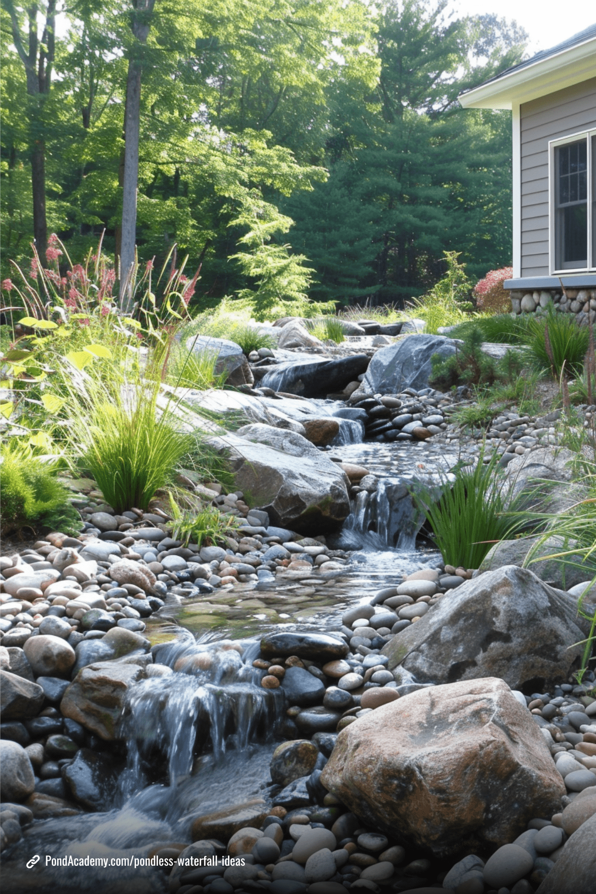 Pondless waterfall idea 4