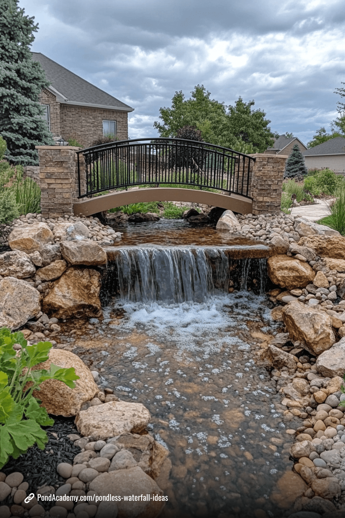 Pondless waterfall idea 22