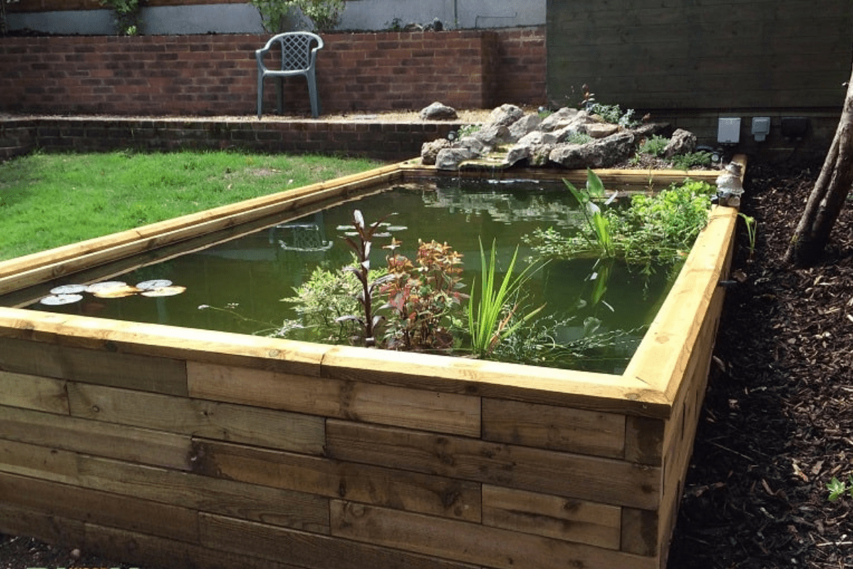 Raised garden pond idea 4