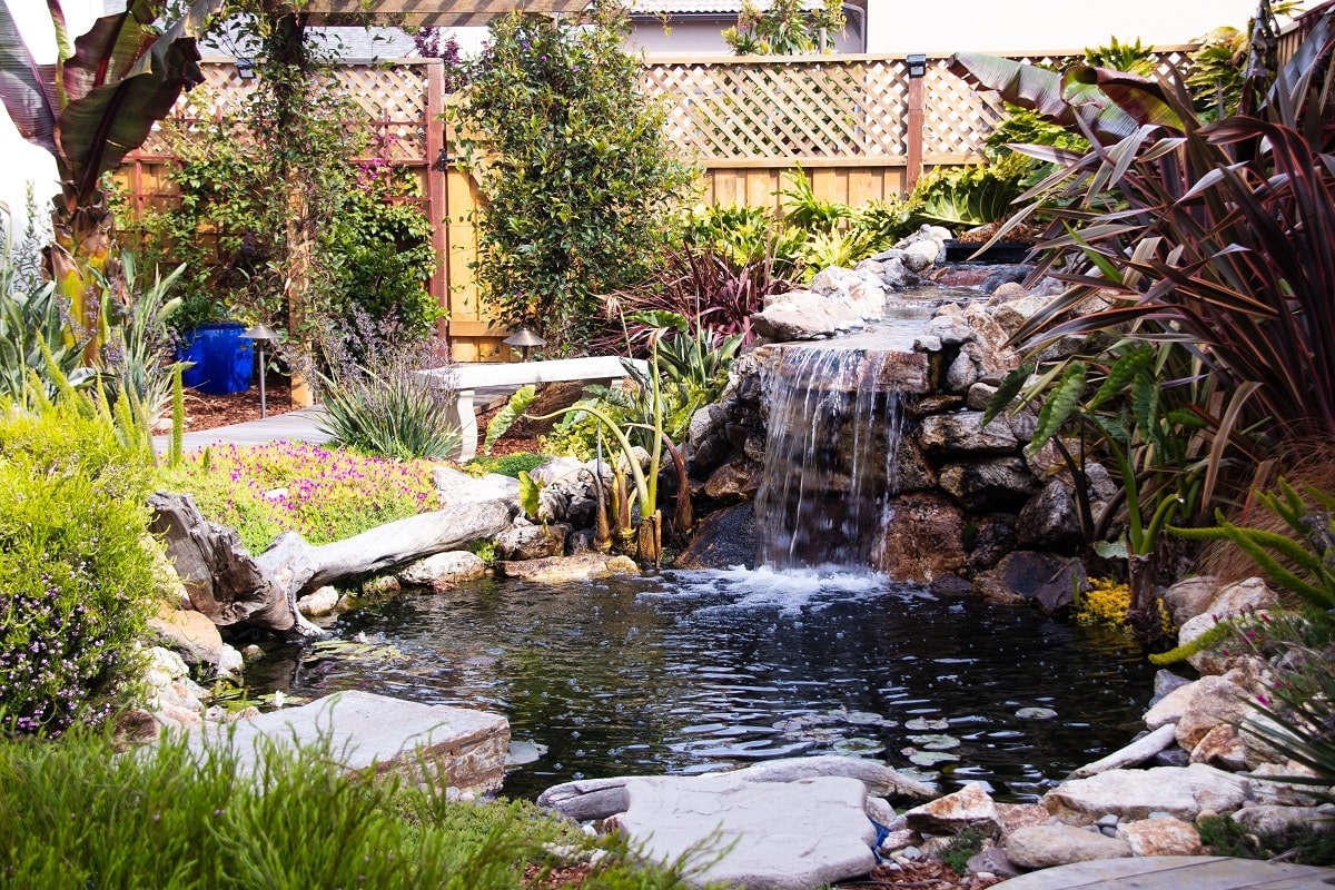 16 Small Corner Yard Waterfall Pond Ideas (With Pictures)