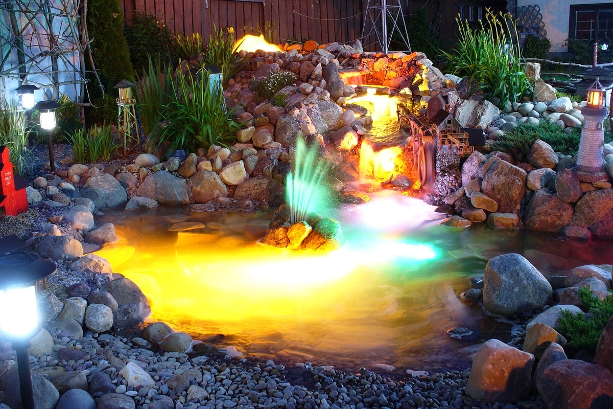 Pond Lighting Idea 7