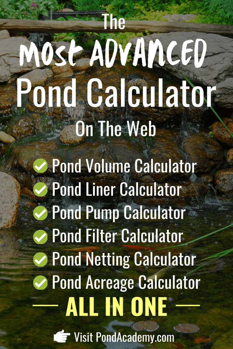 pond volume calculator